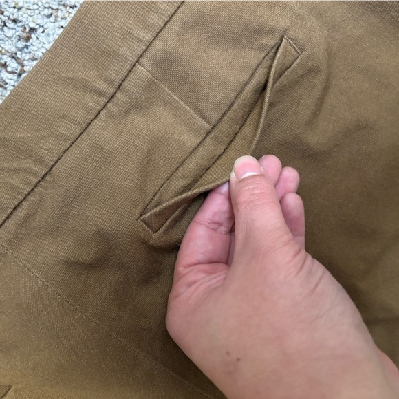 J.JILL Brown Premium BI-STRETCH Cotton Blend Capri Pants Size 14‎ - Picture 9 of 10